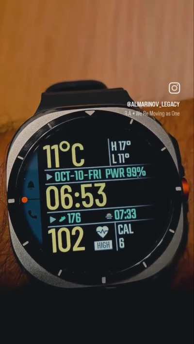 COMMO ULTRA watch face available on Facer