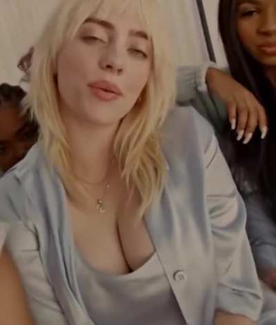 I want to spend all day with my cock between Billie Eilish’s perfect tits