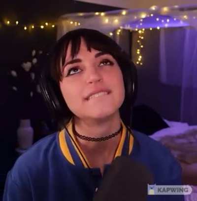 A clip I made from one of Gibi’s recent answering personal Q’s vid. 🤤
