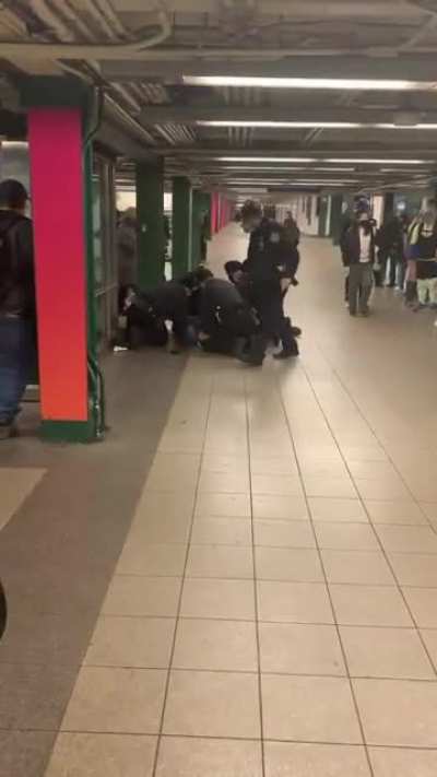 Yesterday at the subway station
