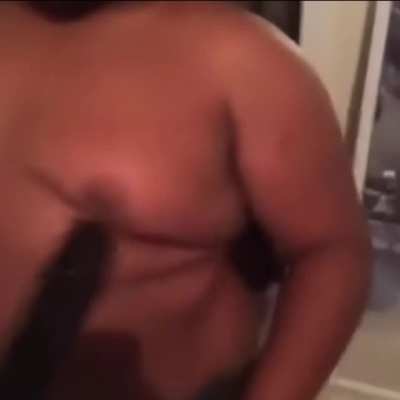 He drink all that milk