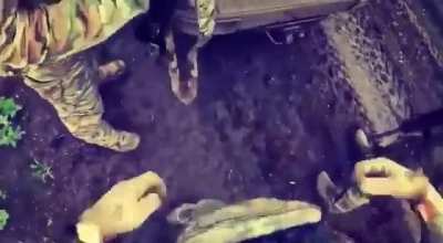 Small compilation of early Switchblade use in Ukraine. Most likely SSO or SBU.