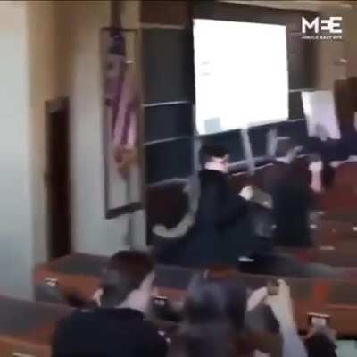 Harvard students refused to listen to Israeli nonsense