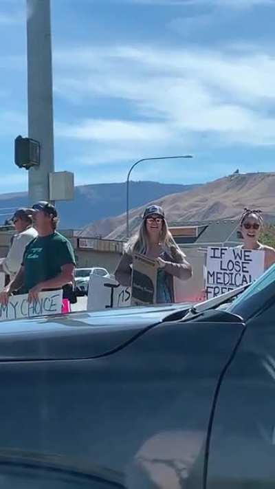 I have bad eyesight and started filming so I could read their signs…