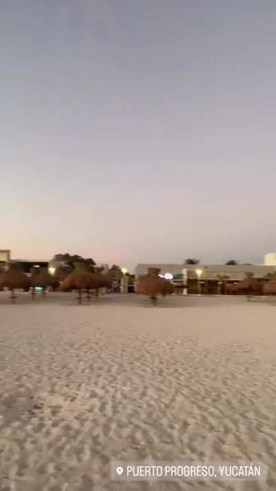 At the beach...