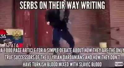 Balkanians do what they best