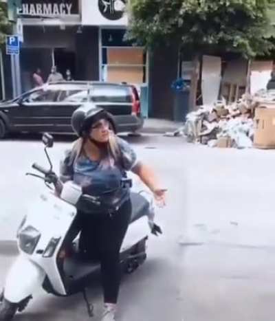 Police are asking volunteers that are cleaning up Beirut to show their IDs, instead of helping them