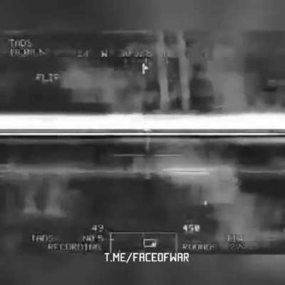 2 Iraqi insurgents attempt to run away from a Apache but fail