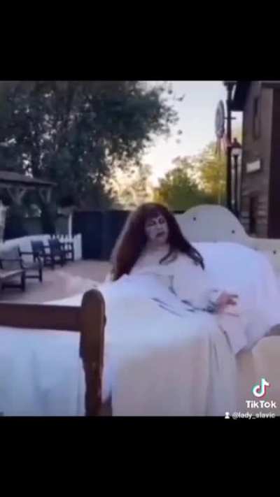 Girl dancing to 