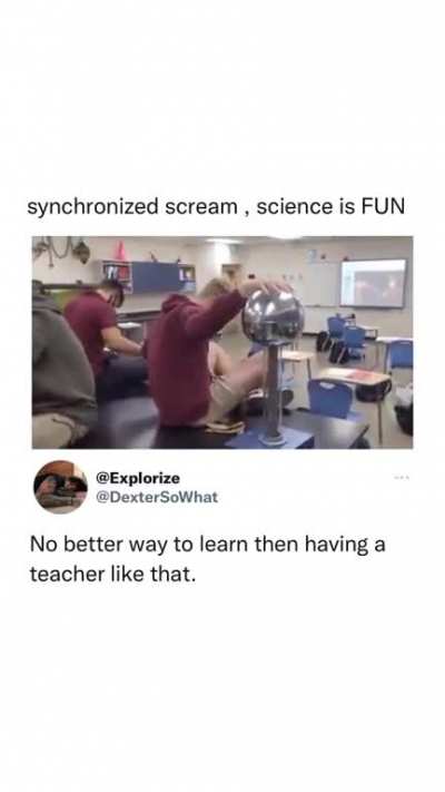 That's one way to teach
