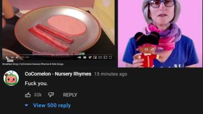 looks like cocomelon got pissed off