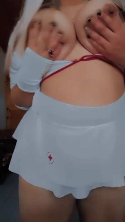 Would you like to eat my big tits or my sister's? Come to our onlyfans to have fun. role-playing games, qualify, videos and personalized photos and much more. link in the comments <3