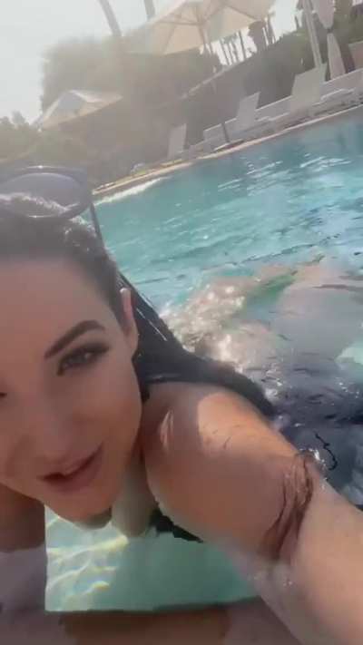 ass up in the pool