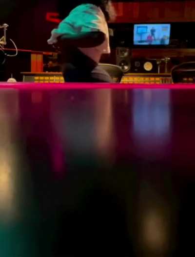 sza in the studio