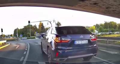 Passive aggressive driver gets upset when he’s called out.