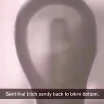 To the Bikini Bottom she goes