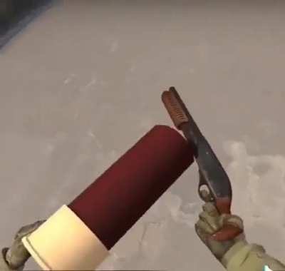 Punch it until it fits 