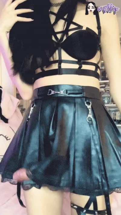 I think my skirt is a little short... think anyone will notice? 👀