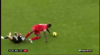 Newcastle v Liverpool football match