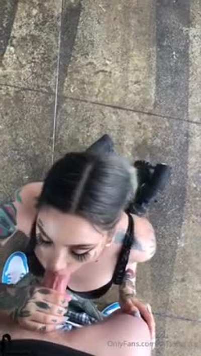 Tatted Chick Getting Dick