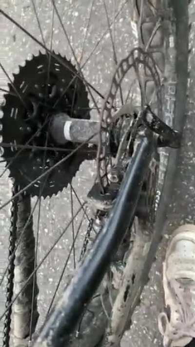 What‘s the right thing to do in this situation? I simply didn’t use the rear-brake for a couple of minutes..