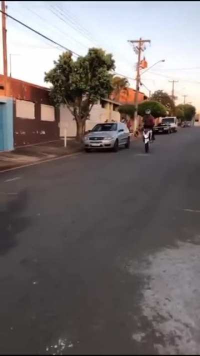 WCGW doing a stoppie