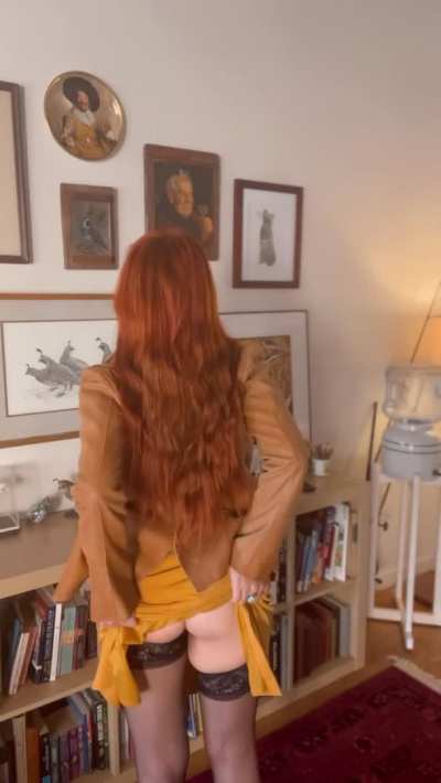 I’m surprised this skirt actually covers me up all the way.