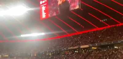 Bayern fans chanted 
