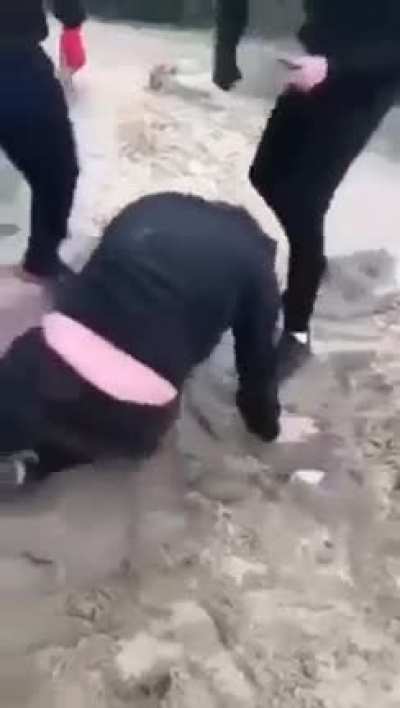 Guy beaten by his 