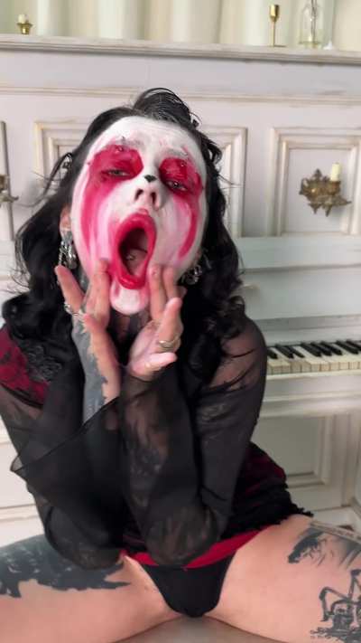 Horny goth clown