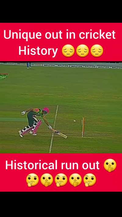 What a way to get run out, perfect moye moye moment.!!!