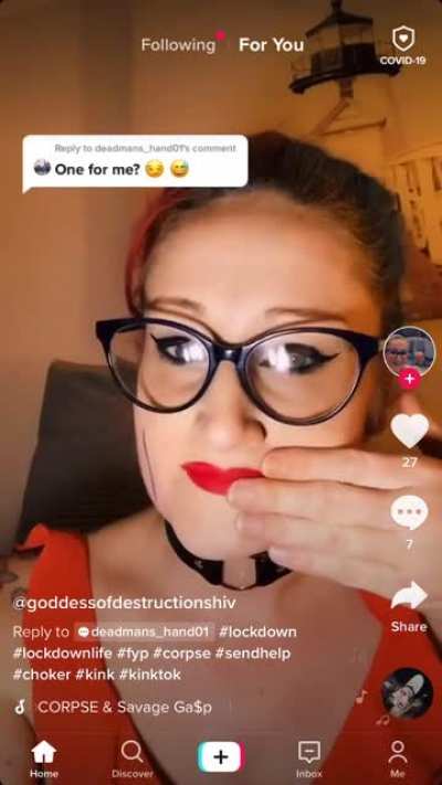 She bites hard 😈