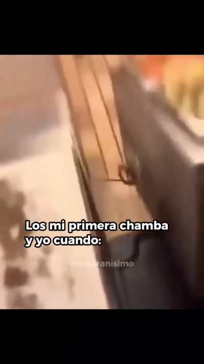 Mi primera chamba 🤙