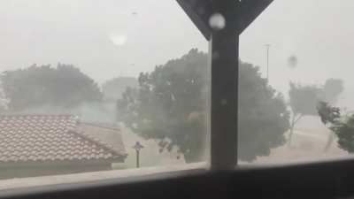 When it rains... Gilbert around 5pm, Sept 8th