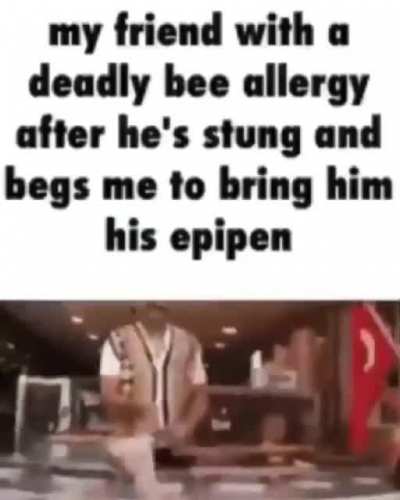 he went into shock 😂