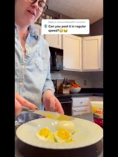 Egg goes BOOM