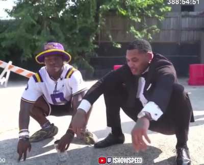 Kevin Gates Shows IShowSpeed His Resting Squat Technique