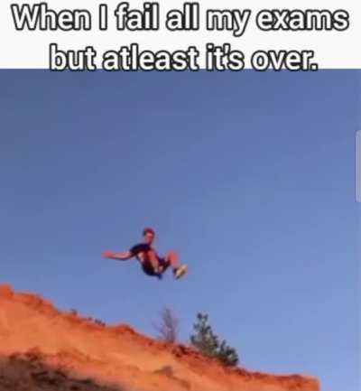 My suffering has ended