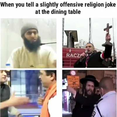 divided by religion ,united by bigotry