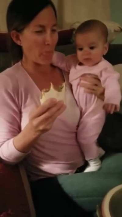 To eat the burrito