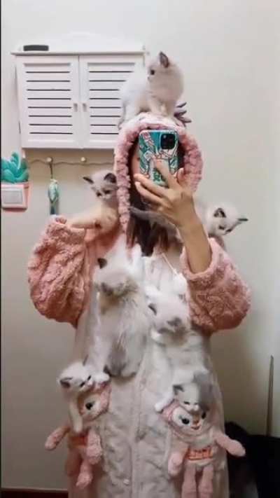 A realistic catsuit