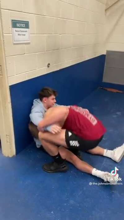 When you introduce your friend to the gym