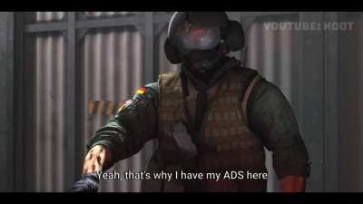 Jäger tests his ADS (Rainbow Six Voiceover + Animation)