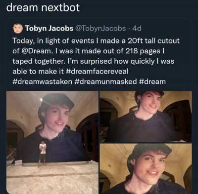 He's coming
