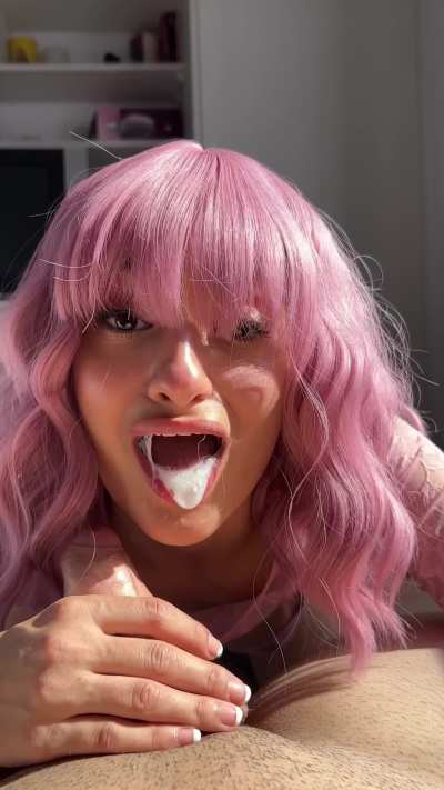 As an educated girl, I always swallow