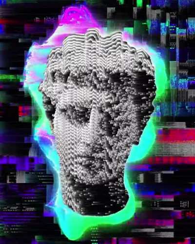 A compilation of some of my latest glitch art renders [OC]