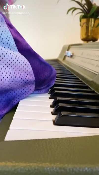 I don't think this is how you play a piano.