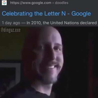 Celebrating the Letter N