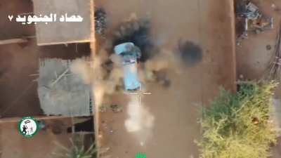 Sudanese Army drones violent attacks on RSF rebels 