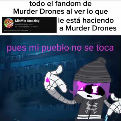 No vamos a sufrir por culpa de YouTube kids y MinMin amazing #murderdrones #glitchproductions #LiamVickers
